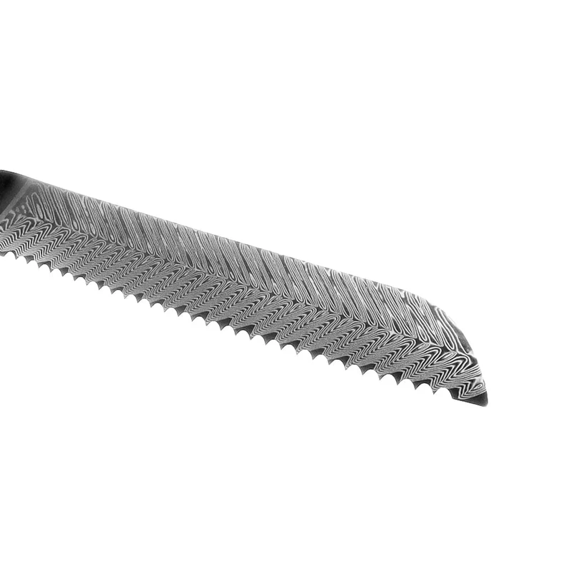 Shinrai Knives - Eclipse Series Damascus Brotmesser 20 cm