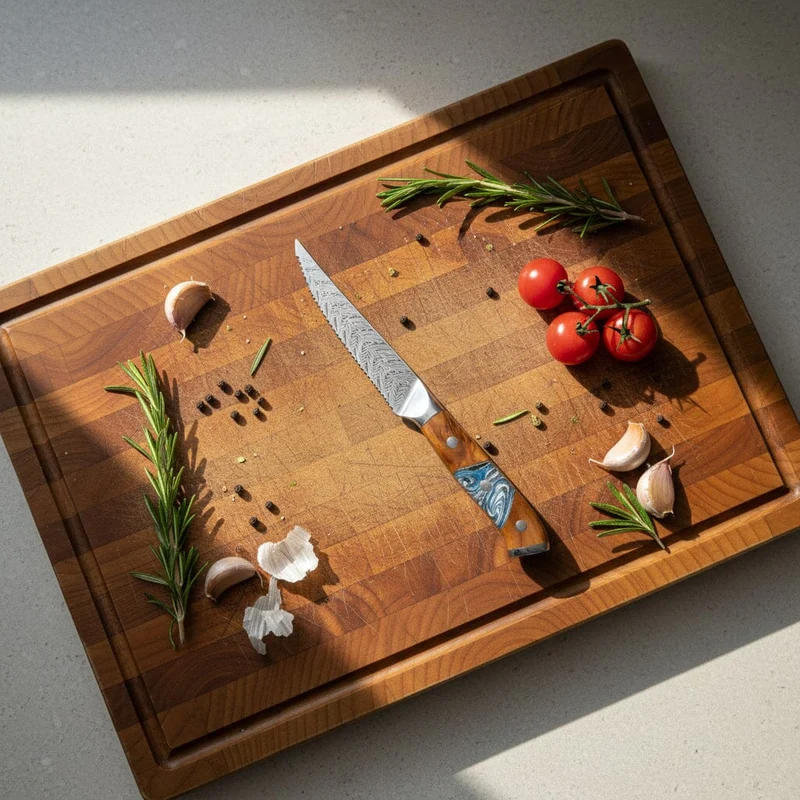 Shinrai Knives - 6-teiliges Damastmesserset der Eclipse-Serie