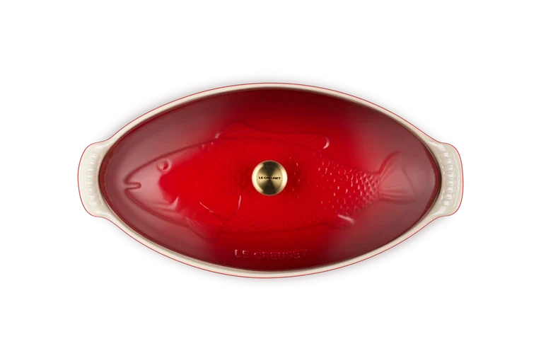 Le Creuset - Auflaufform Fisch 'Cherry Red'