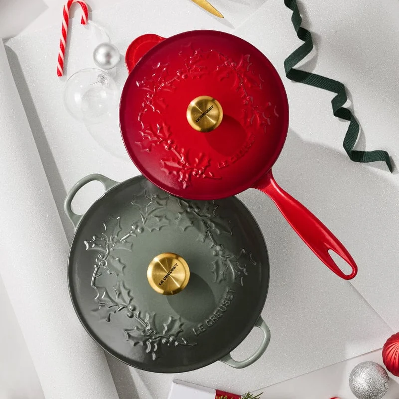 Le Creuset - Holly Collection Saucenpfanne ø 21 cm Gusseisen Rot