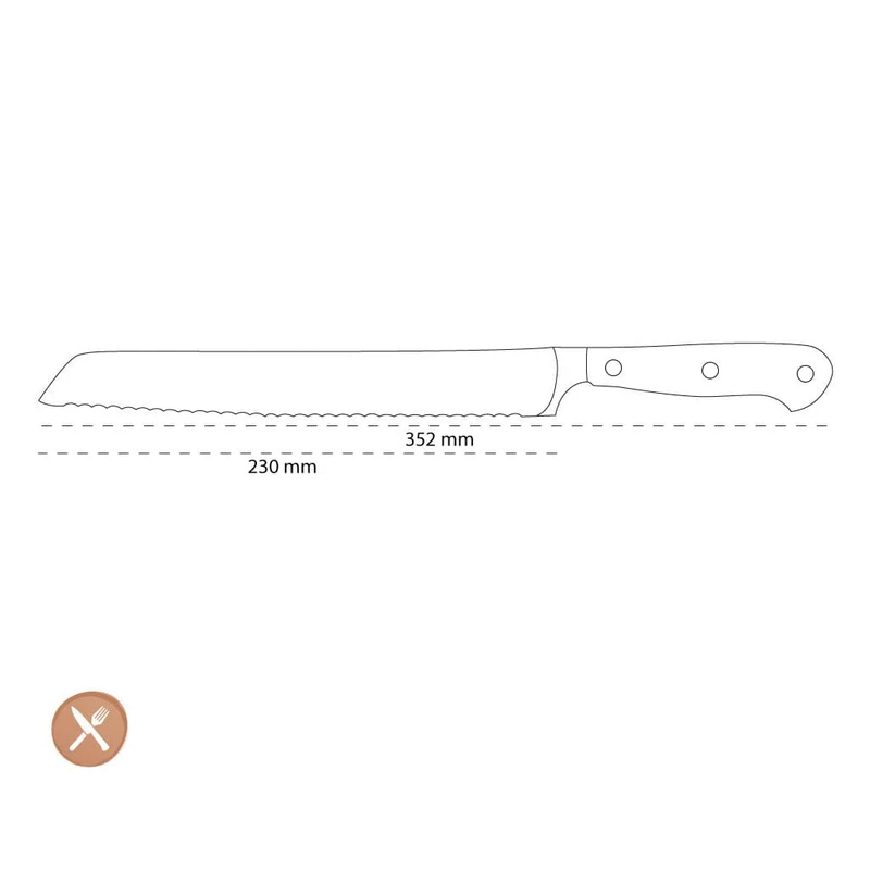 Wüsthof - Classic Purple Yam Brotmesser 23 cm