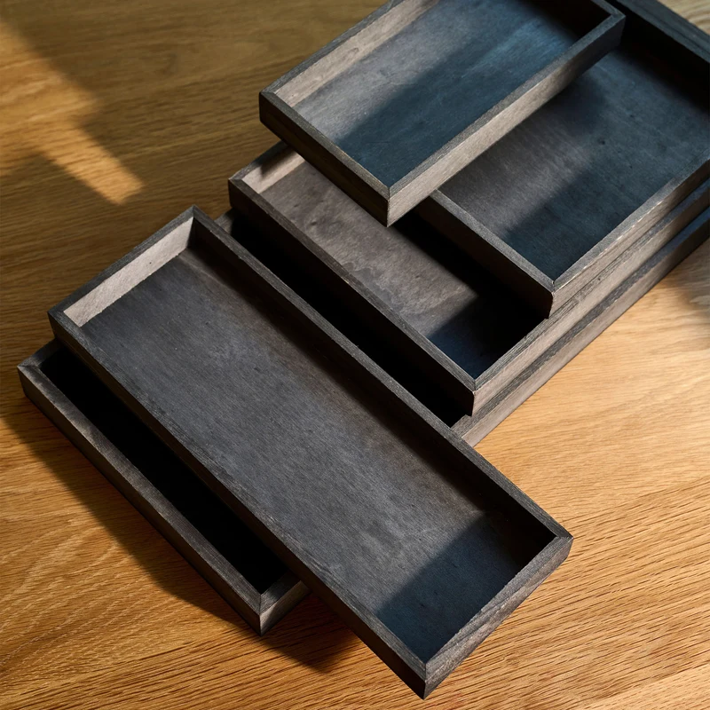 Dekotablett aus Holz