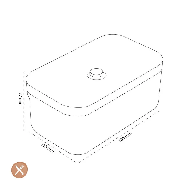 Zwilling - Fresh & Save Vacuum Lunchbox M halbtransparent