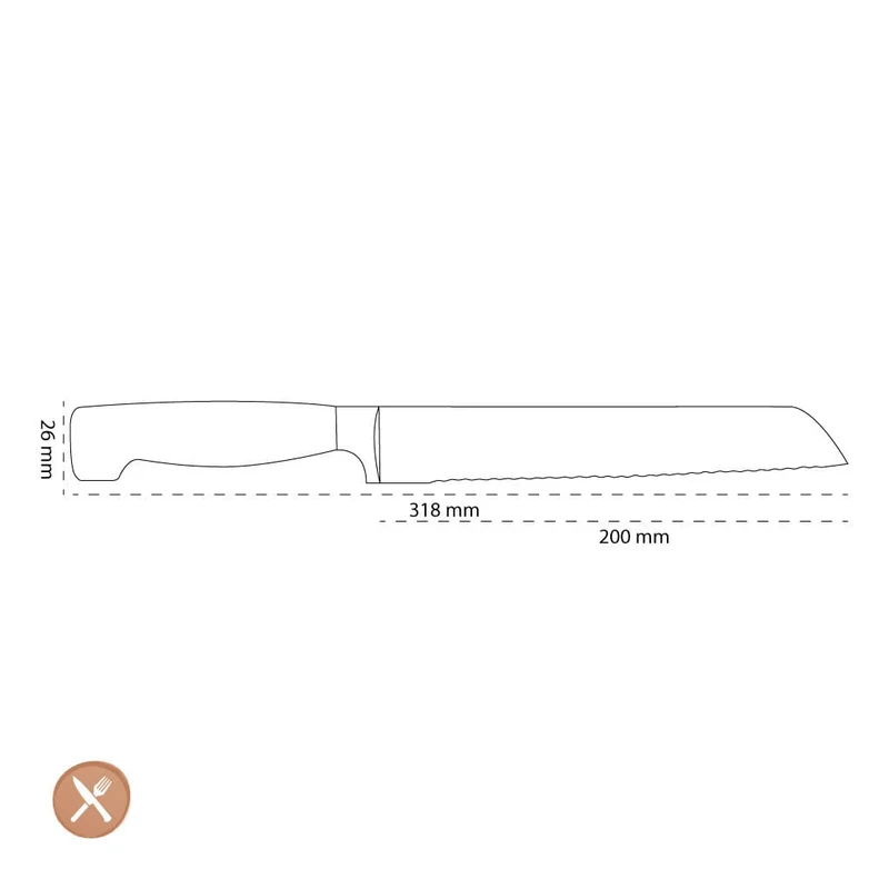 Zwilling - 4 Star Brotmesser 200 mm