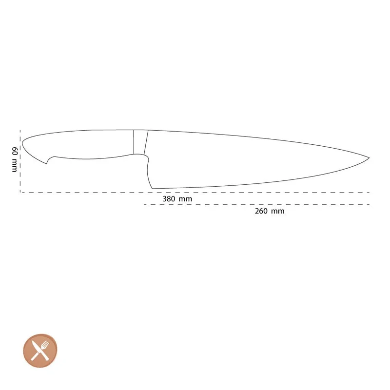 Zwilling - Bob Kramer Edelstahl Kochmesser 260 mm