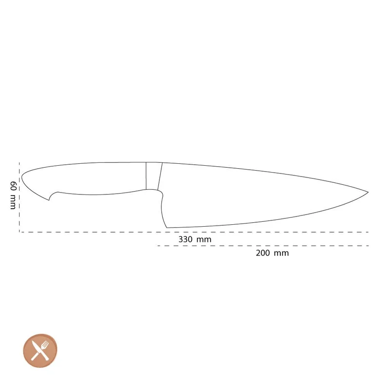 Zwilling - Bob Kramer Edelstahl Chef's Mess 200 mm