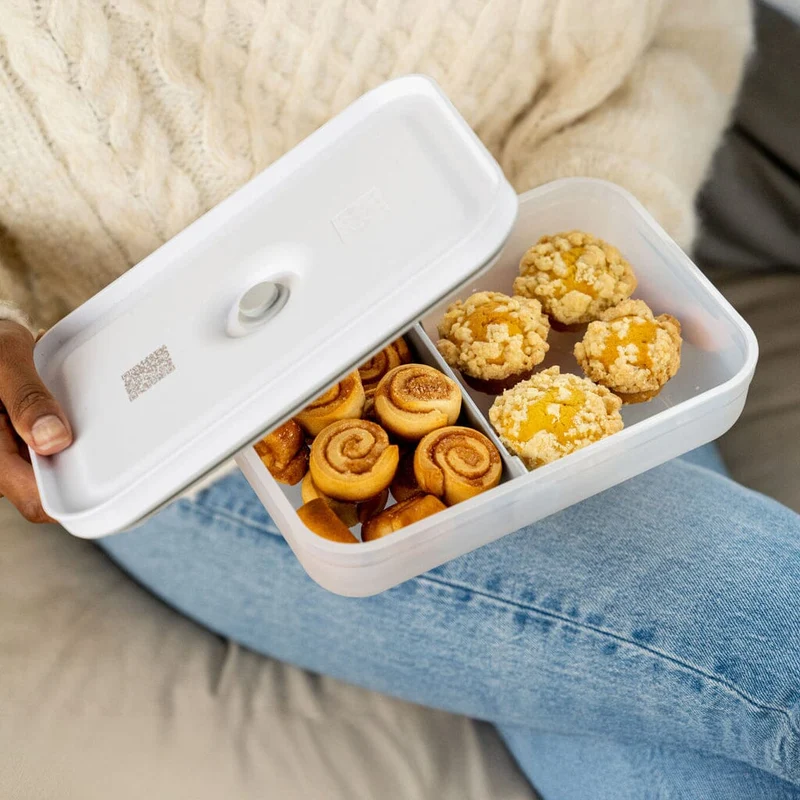 Zwilling - Fresh & Save Vakuum-Lunchbox flach L halbtransparent