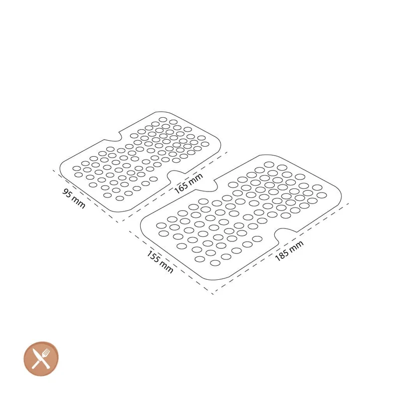 Zwilling - Fresh & Save Einlegegitter-Kunststoffboxen M/L 2 Stück