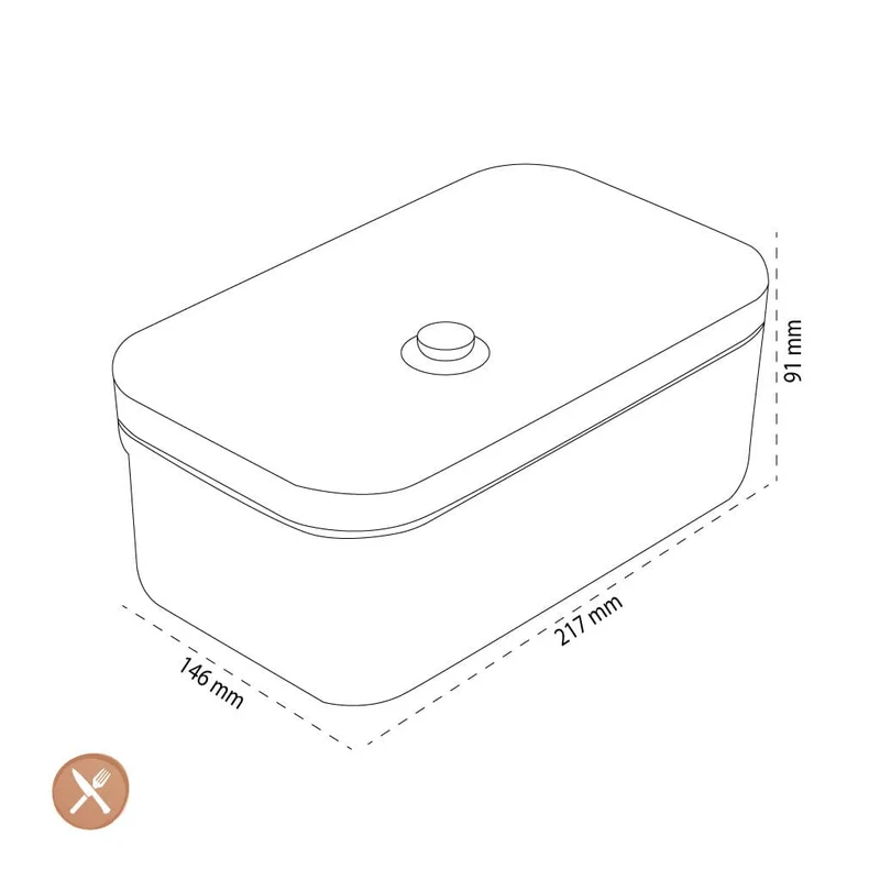 Zwilling - Fresh & Save Vakuum-Lunchbox L aus Kunststoff