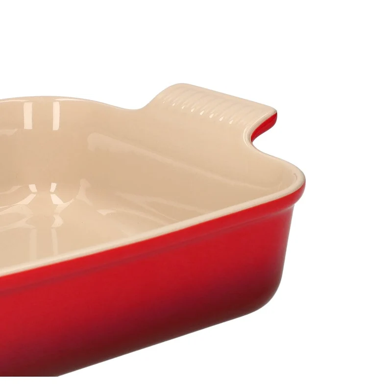 LeCreuset - Rechteckige Auflaufform Kirschrot 26x19cm 2,1l