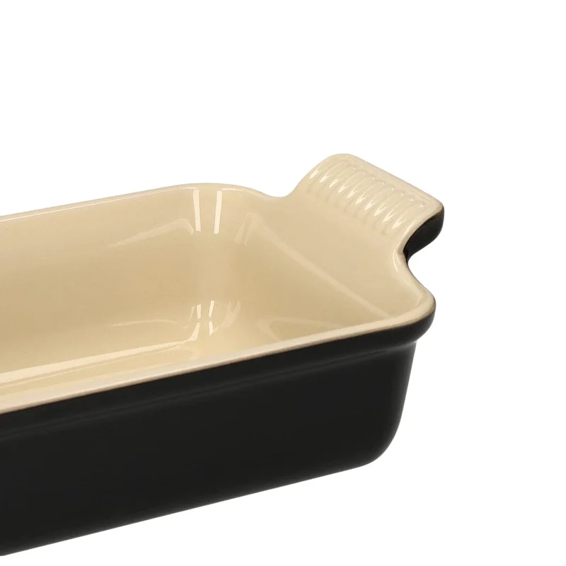 LeCreuset - Rechteckige Auflaufform Ebenholzschwarz 26x19cm 2,1l