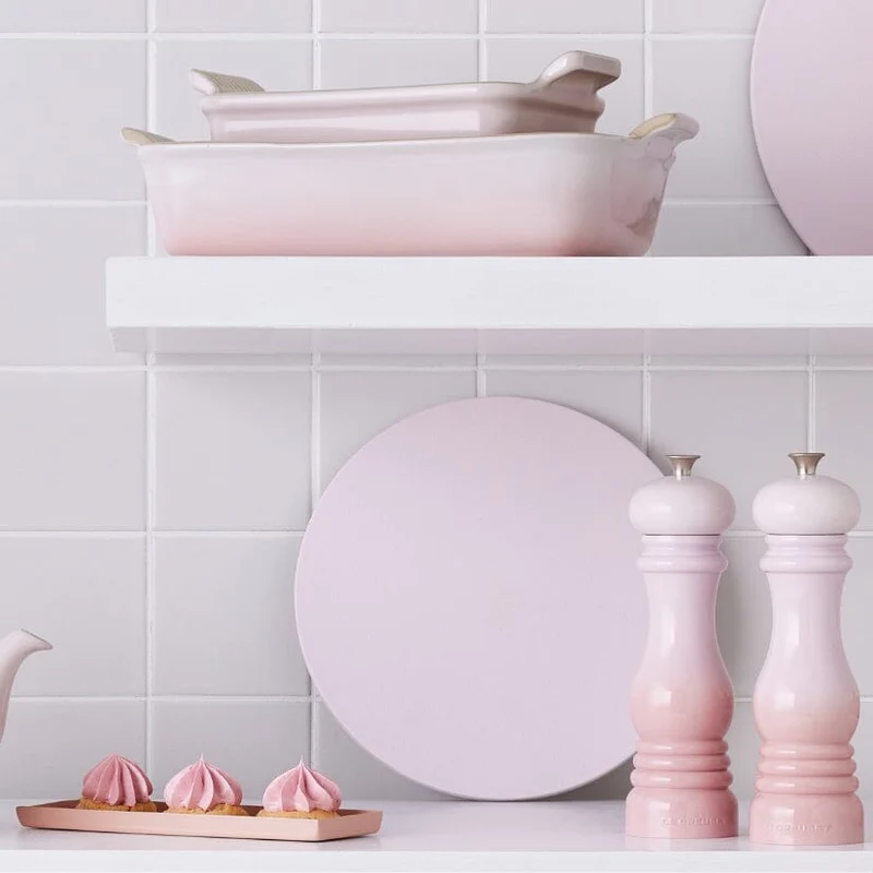 LeCreuset - Rechteckige Auflaufform Shell Pink 19x14cm 1,1l