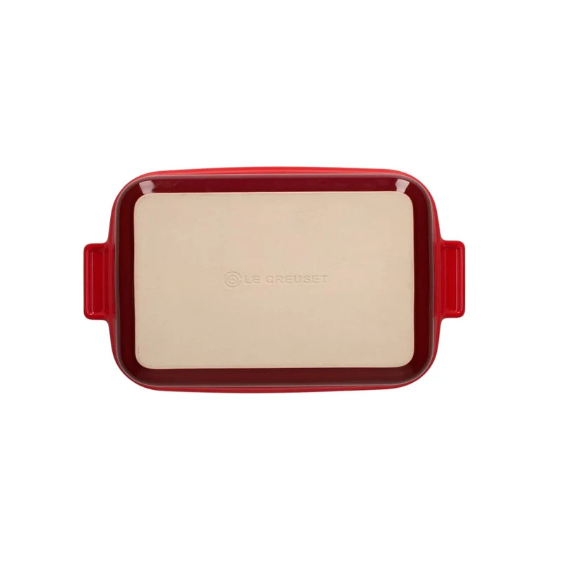 LeCreuset - Rechteckige Auflaufform Kirschrot 19x14cm 1,1l