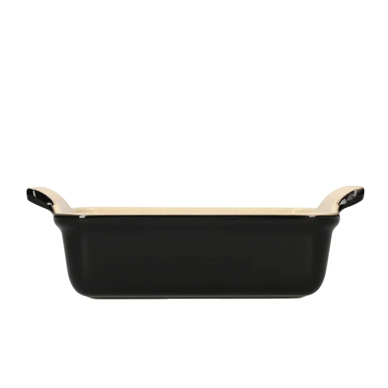 LeCreuset - Rechteckige Auflaufform Ebenholzschwarz 19x14cm 1,1l