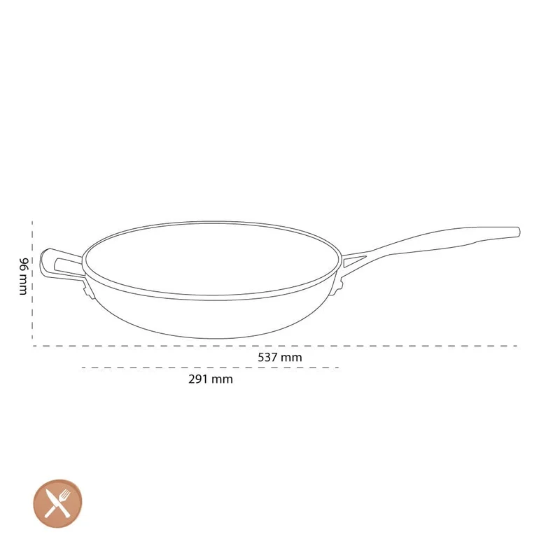 LeCreuset - Schmorpfanne mit extra Griff 28cm 5,4l