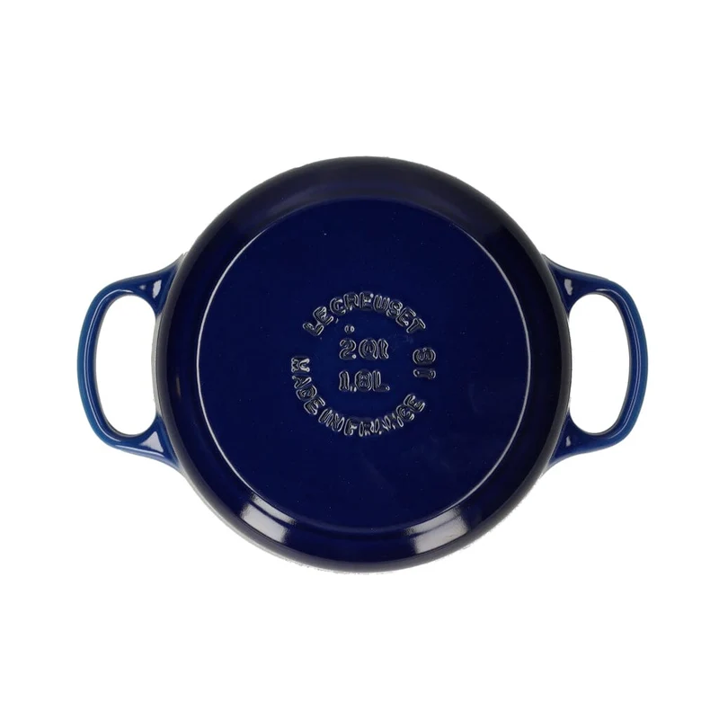 Le Creuset - Braten- / Schmortopf Signature rund Azure 18cm 1,8l