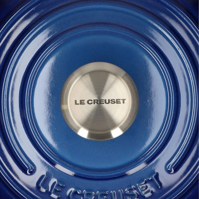 Le Creuset - Braten- / Schmortopf Signature rund Azure 18cm 1,8l