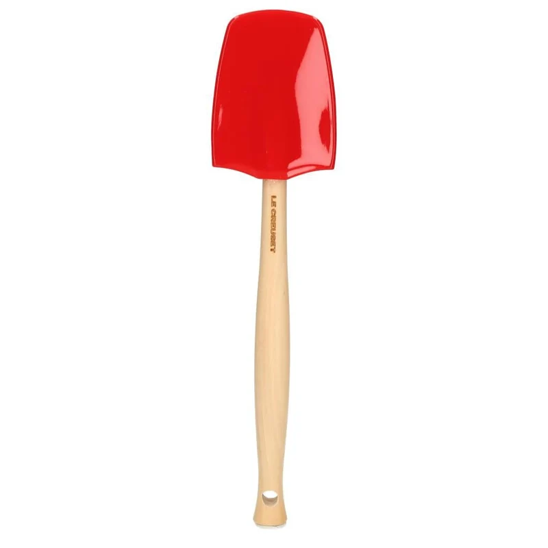 LeCreuset - Premium großer Löffelspatel Kirschrot
