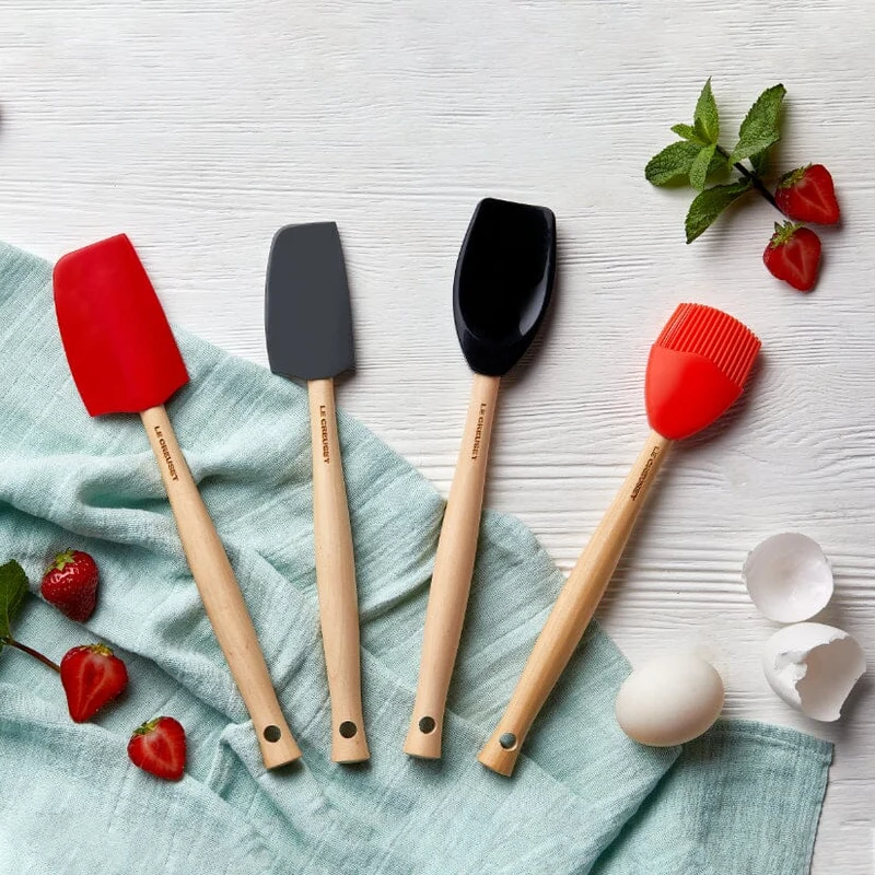 LeCreuset - Premium mittlerer Spatel Ebenholzschwarz