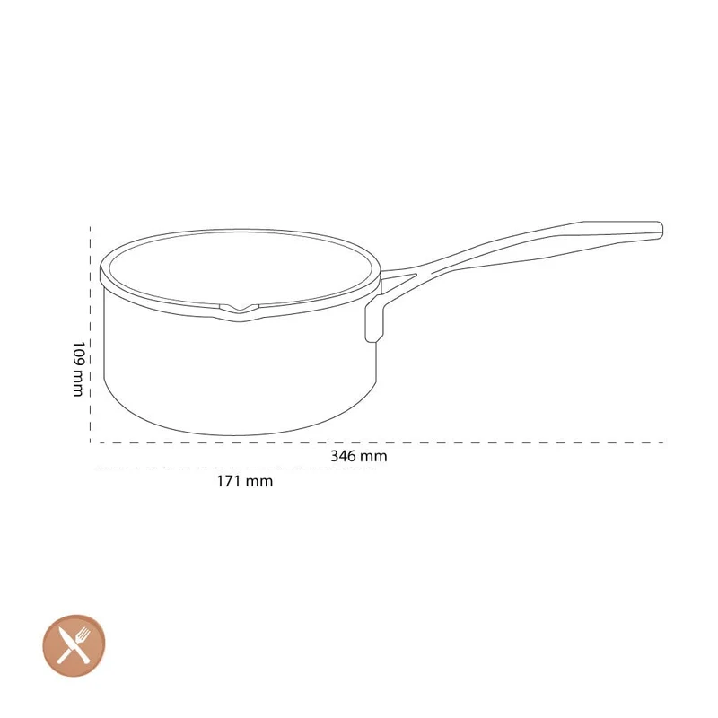 LeCreuset - Topf mit Ausgießer 16cm 1,6l
