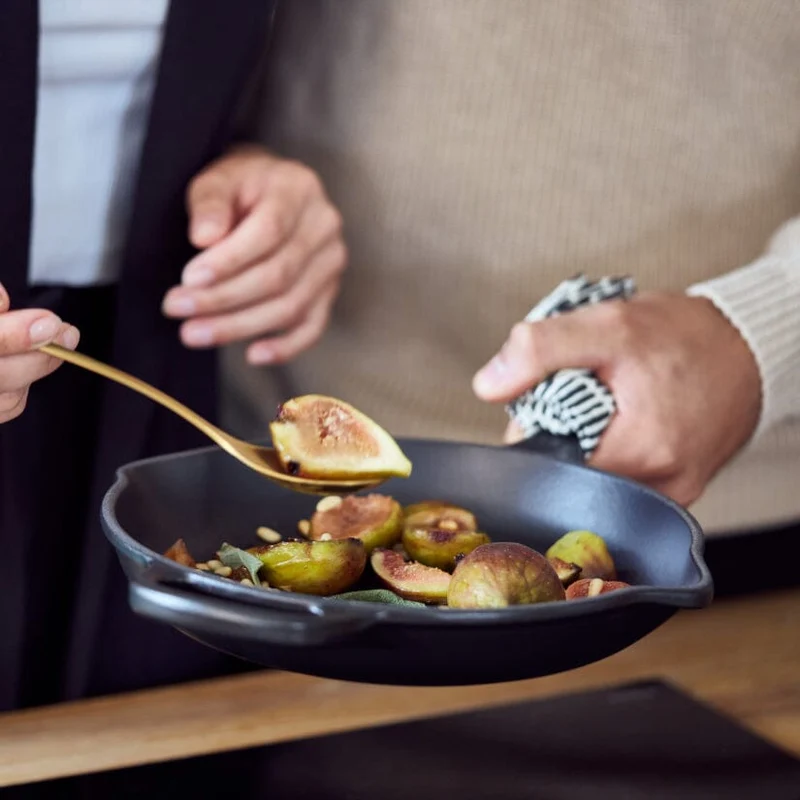 Le Creuset - Bratpfanne Signature rund hoch Mattschwarz 26 cm
