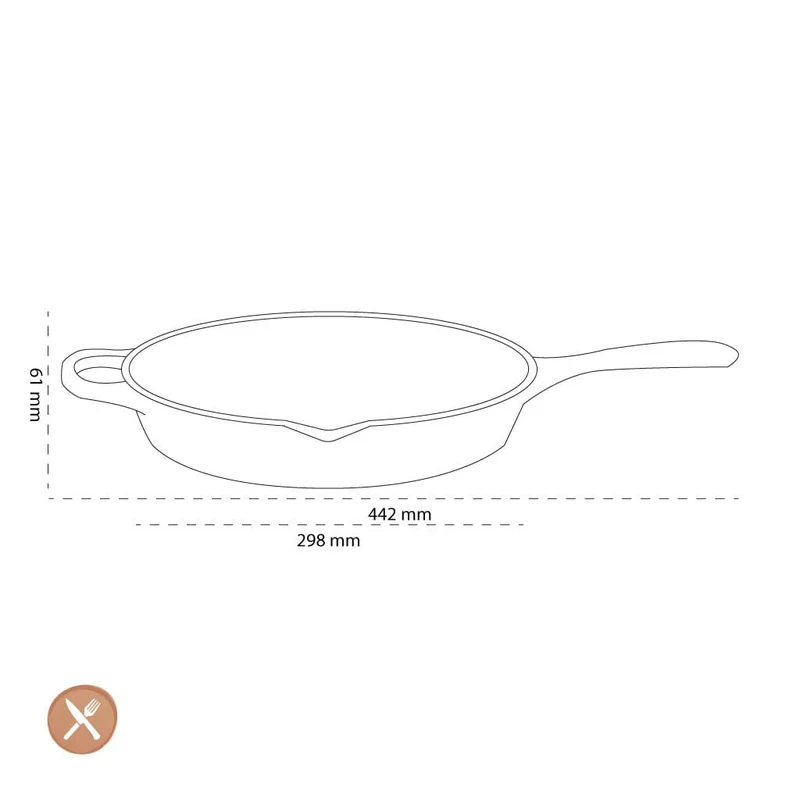 Le Creuset - Bratpfanne Signature rund hoch Mattschwarz 26 cm