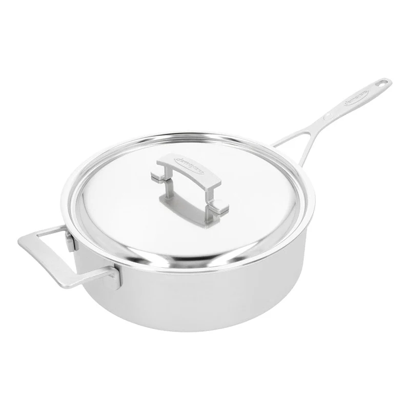 Demeyere - Industrie 5 Niedrige Schmorpfanne mit Deckel 28 cm