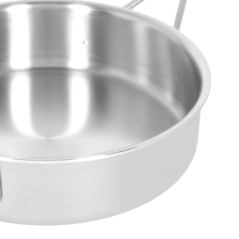Demeyere - Industrie 5 Niedrige Schmorpfanne mit Deckel 28 cm
