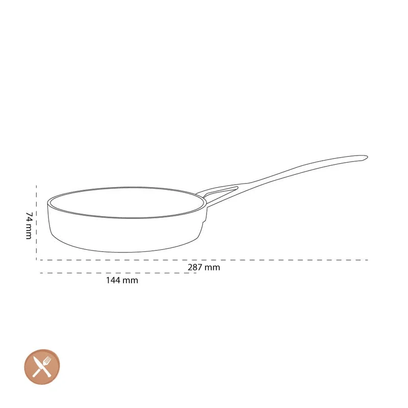 Demeyere - Mini 3 Bratpfanne 14 cm