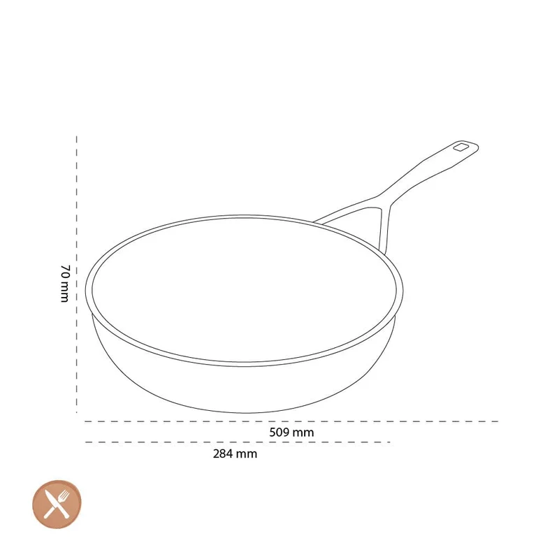 Demeyere - Alu Pro 5 Ceraforce Hohe Bratpfanne 28 cm