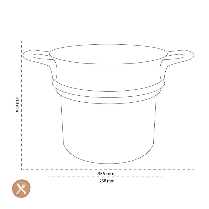 Demeyere - Atlantis 7 Pastaeinsatz 24 cm