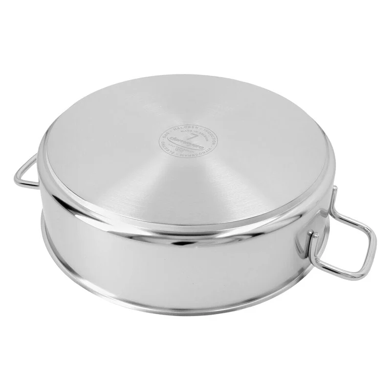 Demeyere - Apollo 7 Niedriger Kochtopf 28 cm mit Glasdeckel