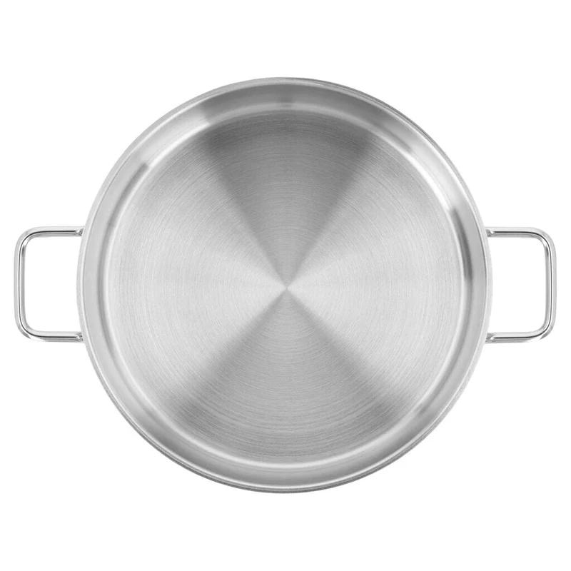 Demeyere - Apollo 7 Niedriger Kochtopf 28 cm mit Glasdeckel