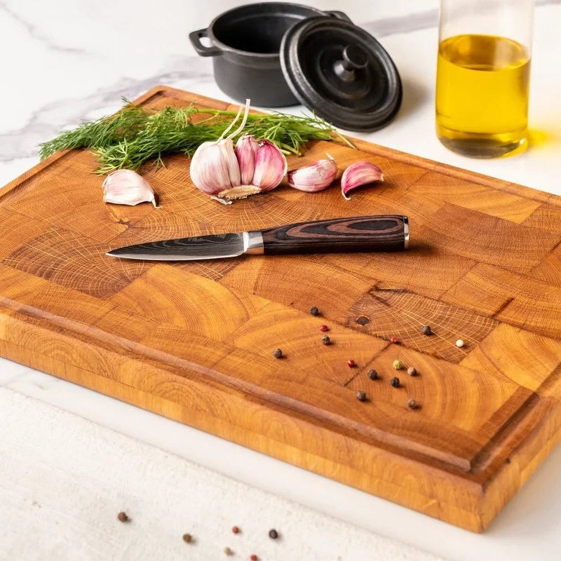 Shinrai Knives – 5-teiliges Messerset mit Damaszener-Print