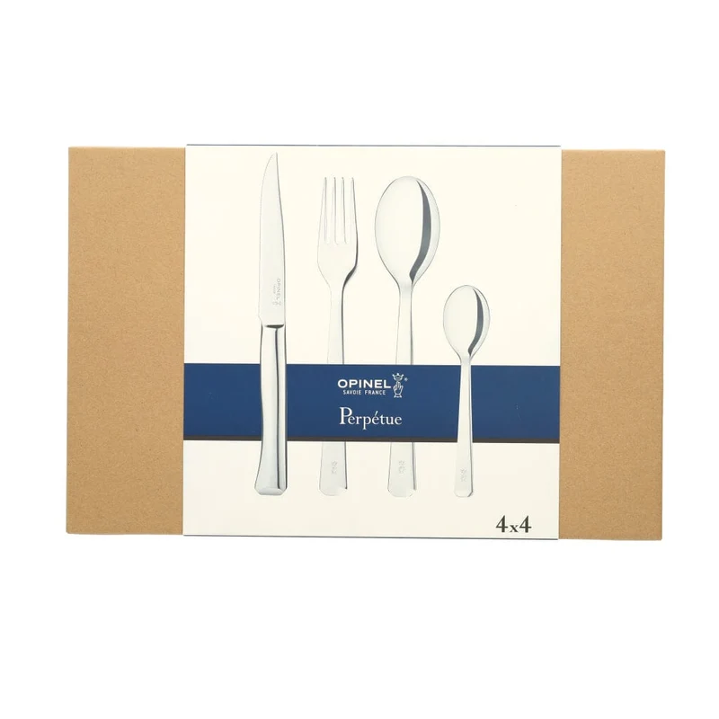 Opinel - Perpetue 16-teiliges Besteckset - Silber