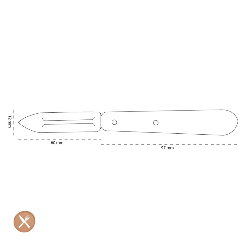 Opinel - Sparschäler Nr. 115 Lila