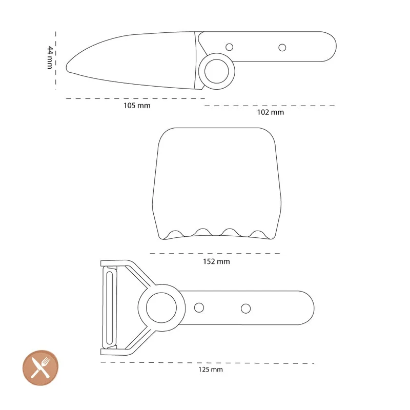 Opinel - Le Petit Chef Kinderküchenset 3-teilig