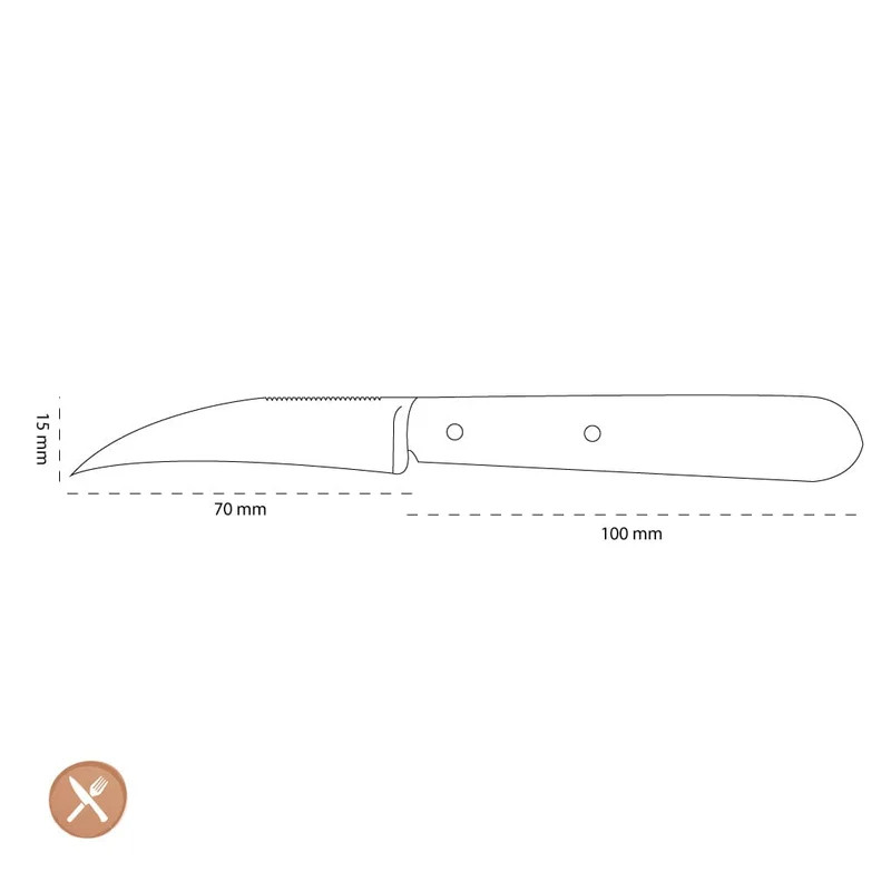 Opinel - Schälmesser Nr. 114 Rosa 7 cm