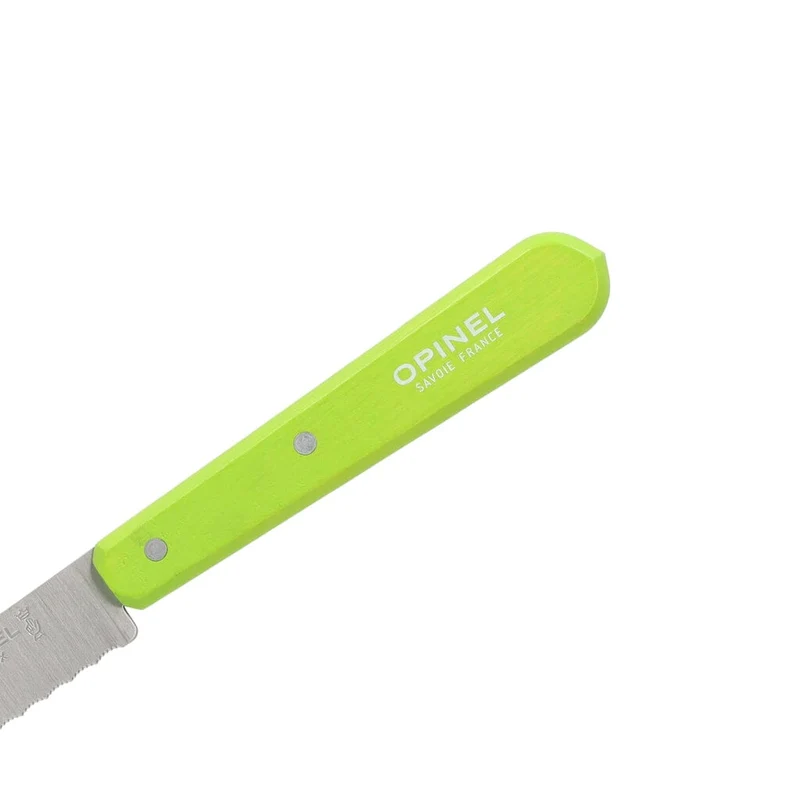 Opinel - Wellenschliffmesser Nr. 113 Grün 10 cm