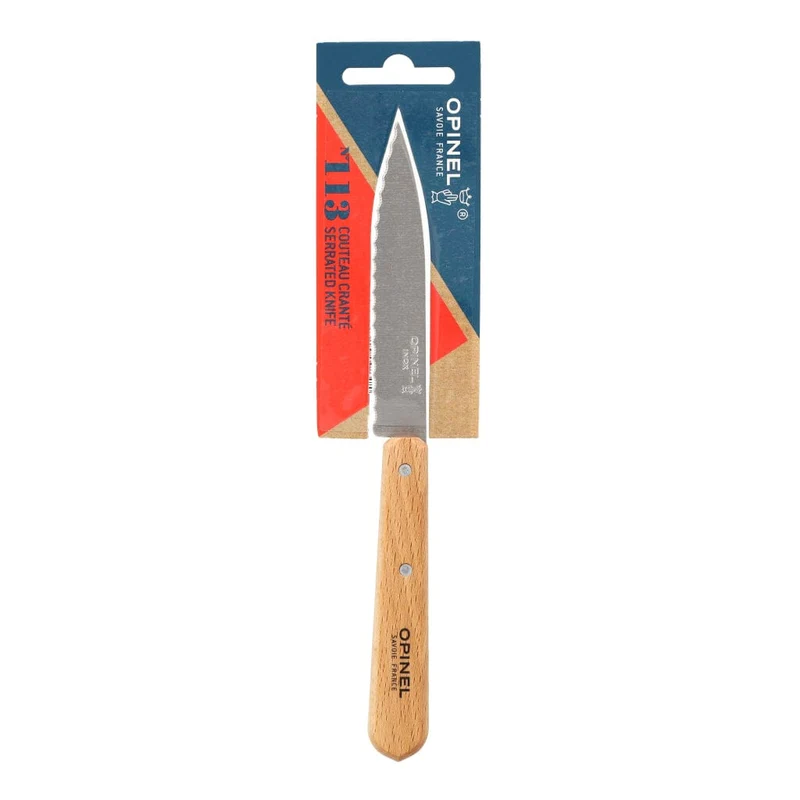 Opinel - Wellenschliffmesser Nr. 113 Natur 10 cm