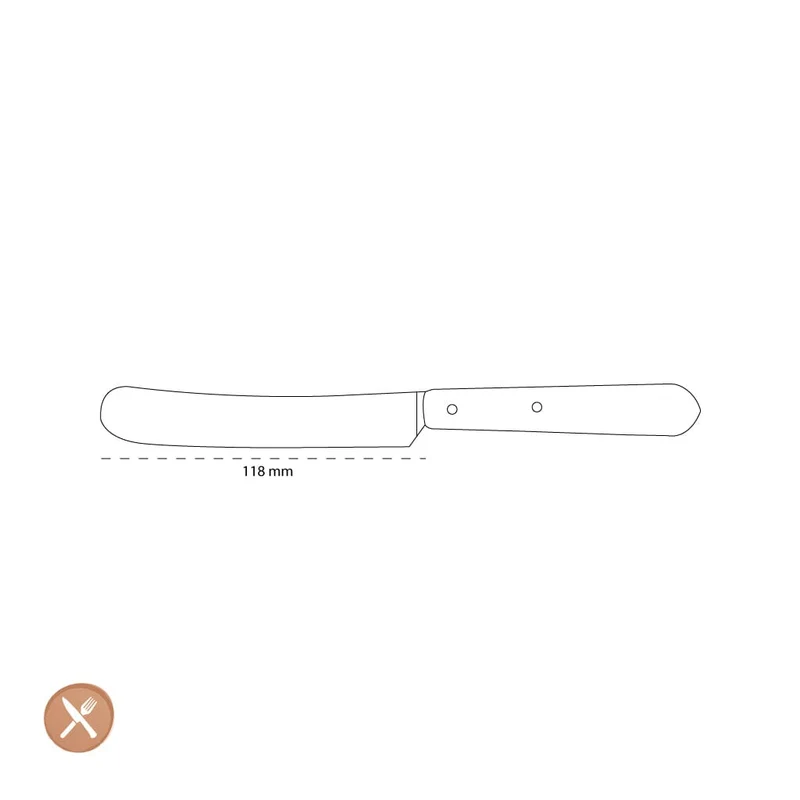 Opinel - Frühstücks-/Brunchmesser, Natur,