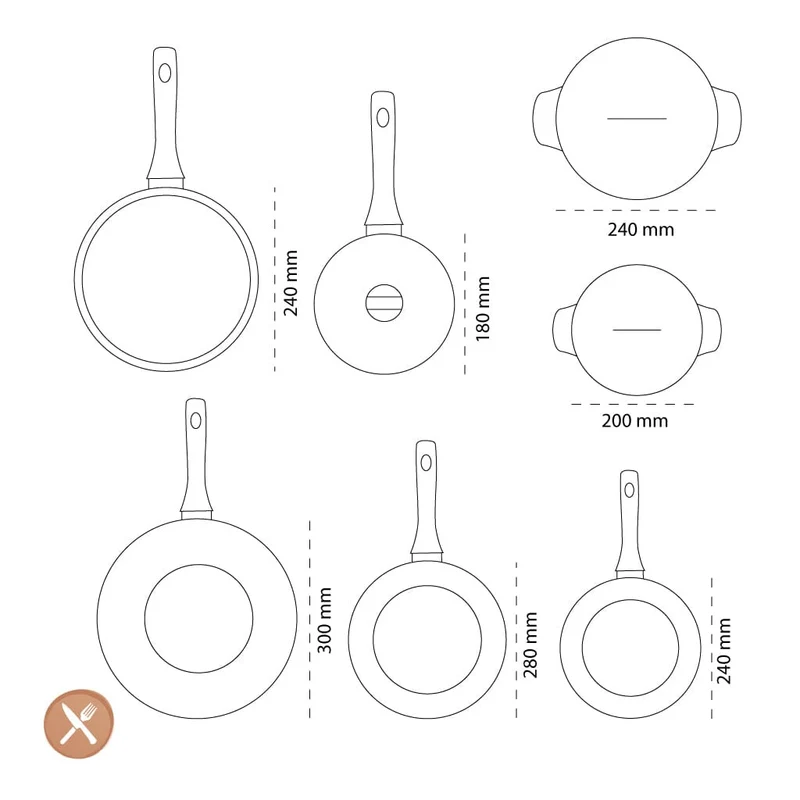 Cook & Pan - Signature Pfannenset 7-teilig
