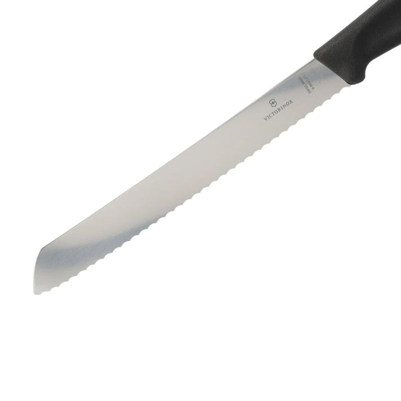 Victorinox - Brotmesser Swiss Classic Edelstahl/Schwarz 21 cm