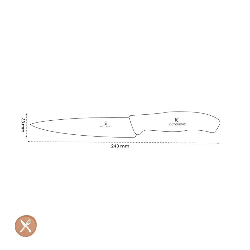 Victorinox - Kochmesser Swiss Classic Schwarz 12 cm