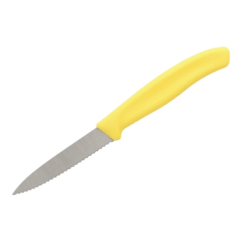 Victorinox - Schälmesser Swiss Classic Gelb mit Wellenschliff