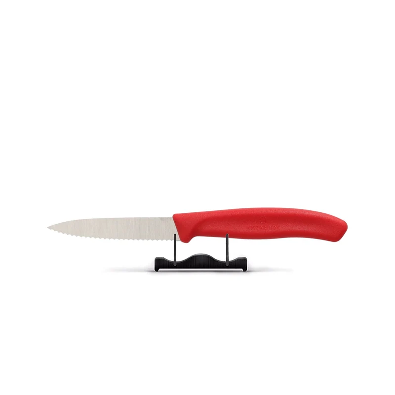 Victorinox - Gemüsemesser Swiss Classic Red mit Wellenschliff 8 cm