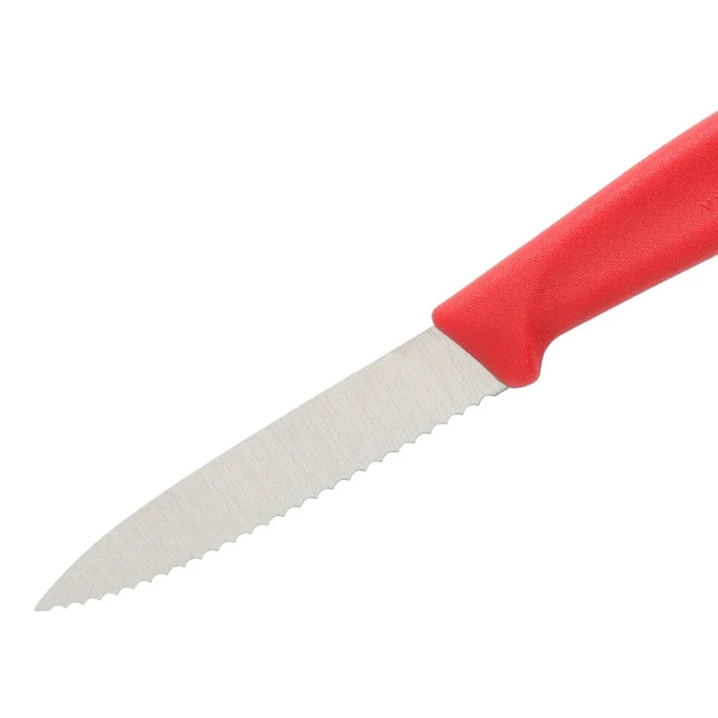 Victorinox - Gemüsemesser Swiss Classic Red mit Wellenschliff 8 cm