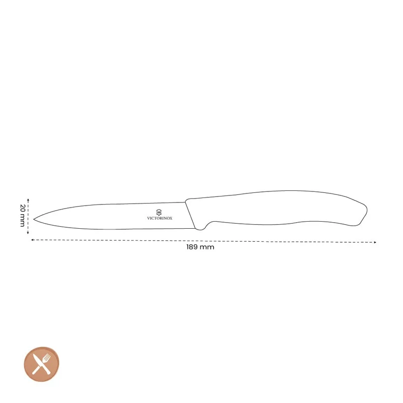 Victorinox - Schälmesser Swiss Classic Rot 8 cm