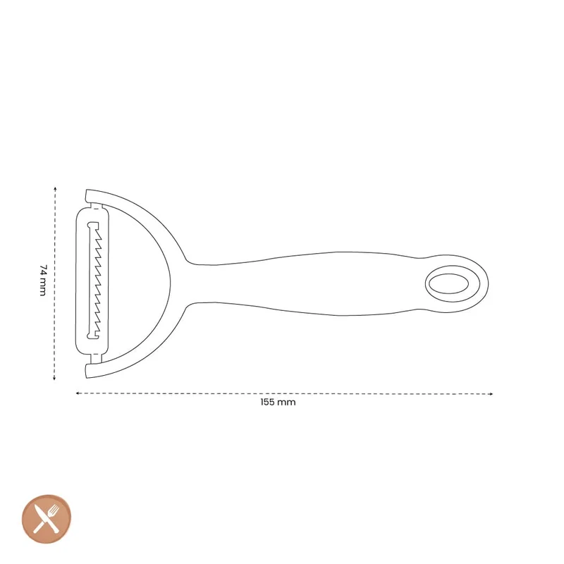 Microplane - Profi-Schäler Y-Modell Julienne - Schwarz