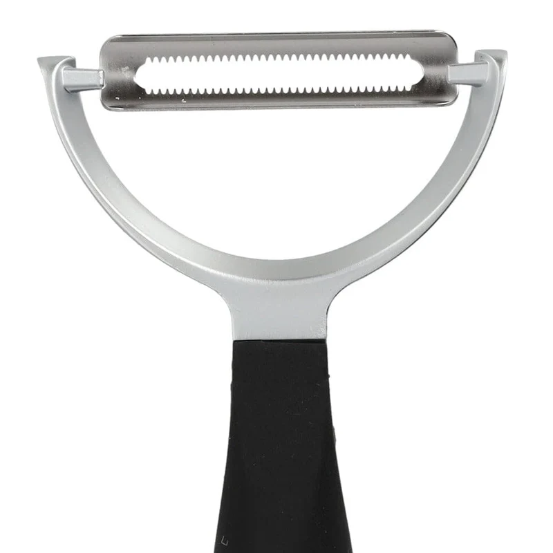 Microplane – Profi-Schäler Y-Modell mit Wellenschliff – Schwarz